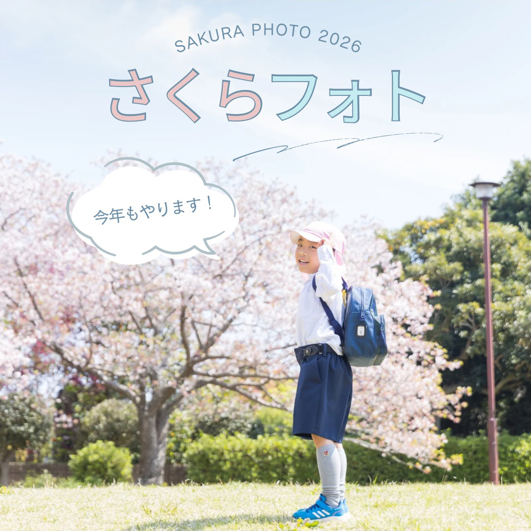 STUDIO HARE photo&movie (アオキ写真館) | 浜松市のフォトスタジオ | 今年もやります!「さくらフォトキャンペーン」